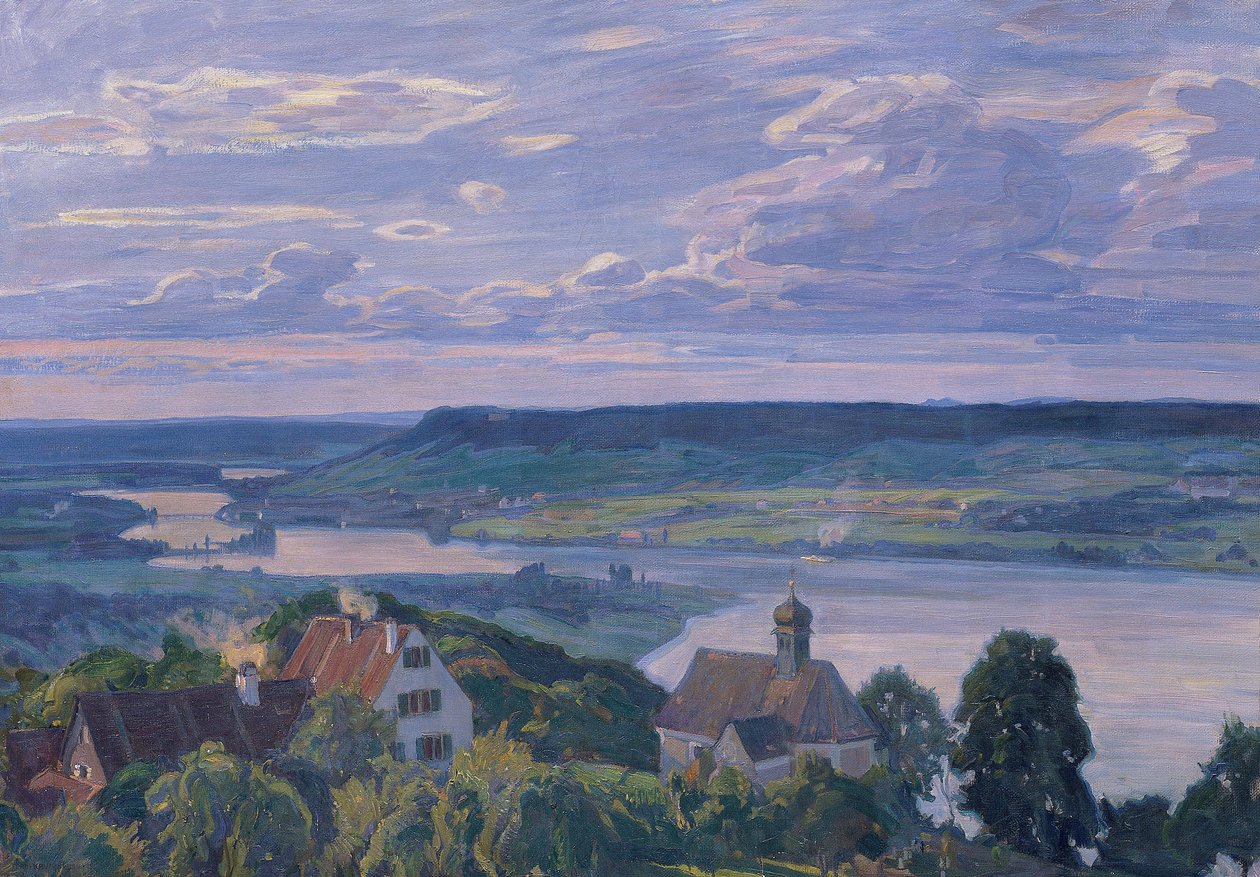 Klingenzell aan de Rijn door Ferdinand Kruis