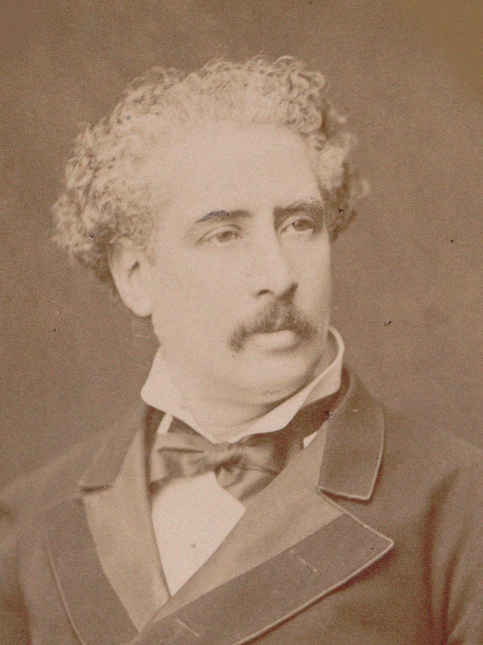 Portret van de componist Olivier Métra 1830-1889, 1870 door Ferdinand Mulnier