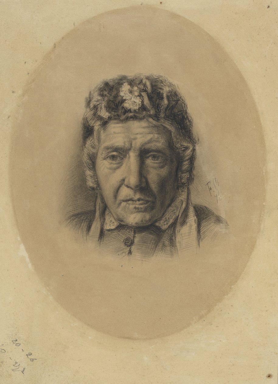 Portret van J.M. Vogelsang door Ferdinand Oldewelt