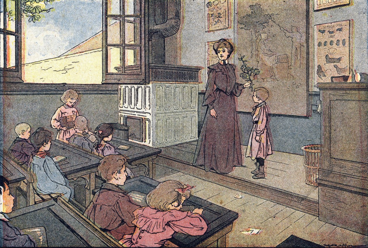 In de klas, in Imagier de l