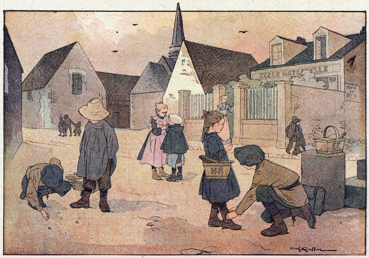 Uit school, in Imagier de l