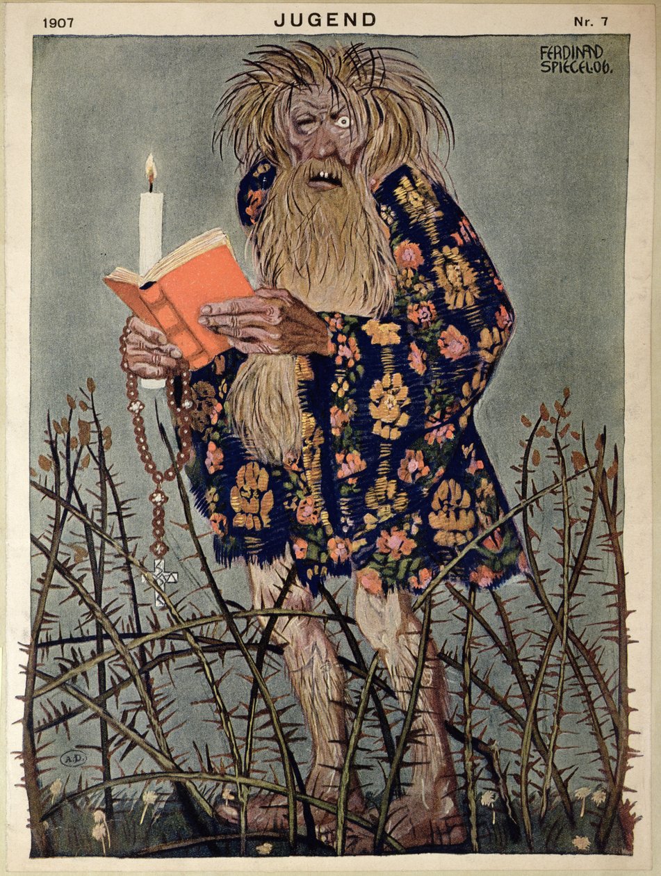 Een trol, illustratie uit 