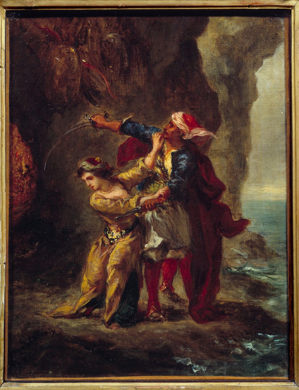 De bruid van Abydos. Illustratie van het boek 