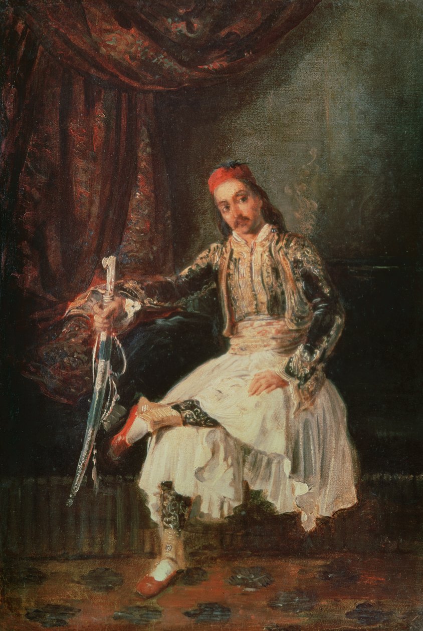 Graaf Patiano door Ferdinand Victor Eugene Delacroix