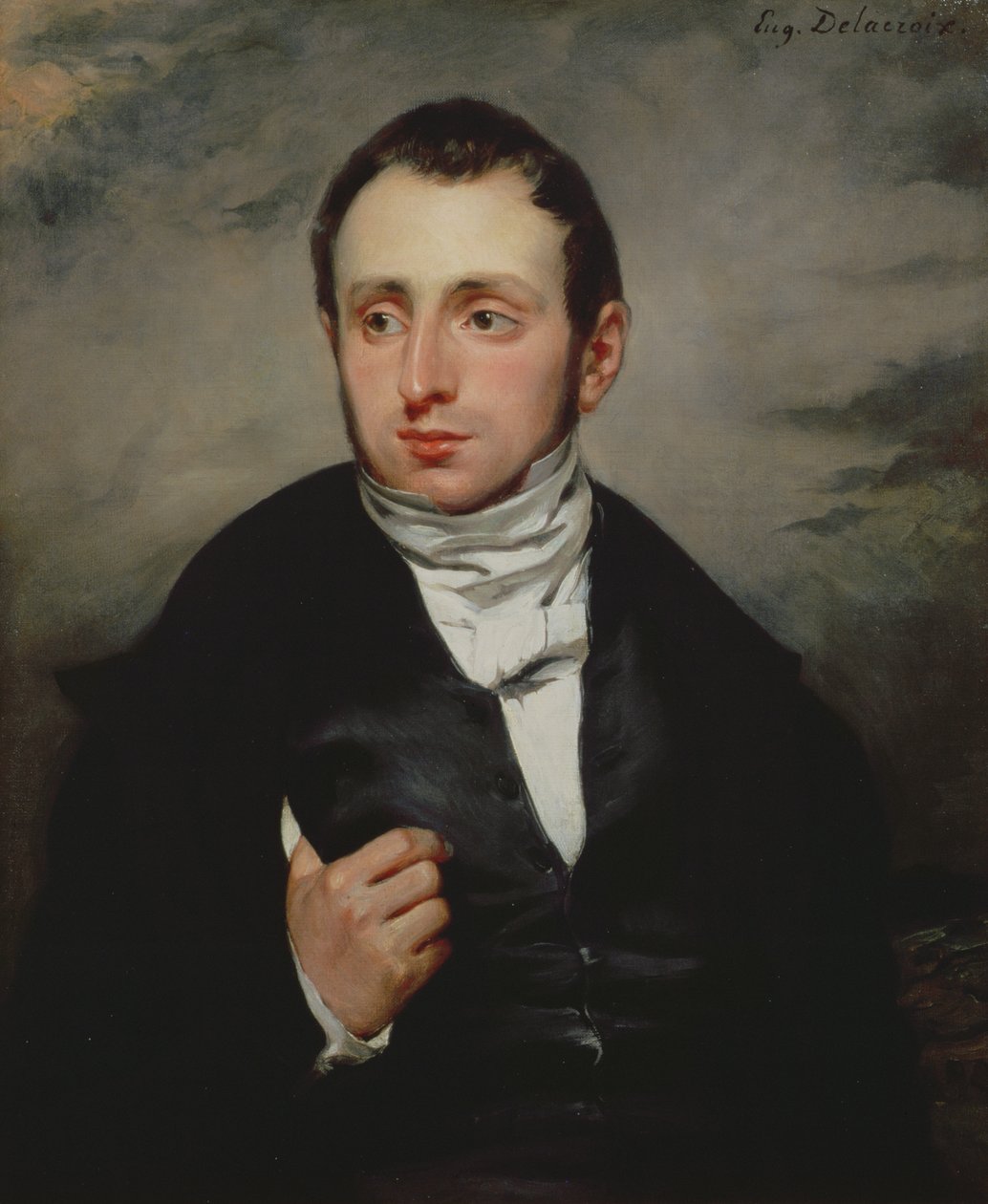 Doctor Francois-Marie Demaisons, 1832 door Ferdinand Victor Eugene Delacroix