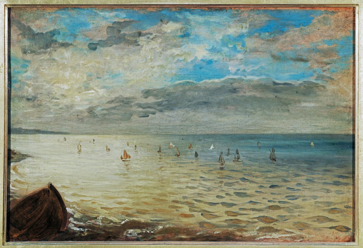 La mer vu des hauteurs de Dieppe - de zee gezien
vanaf Dieppe ... door Ferdinand Victor Eugene Delacroix
