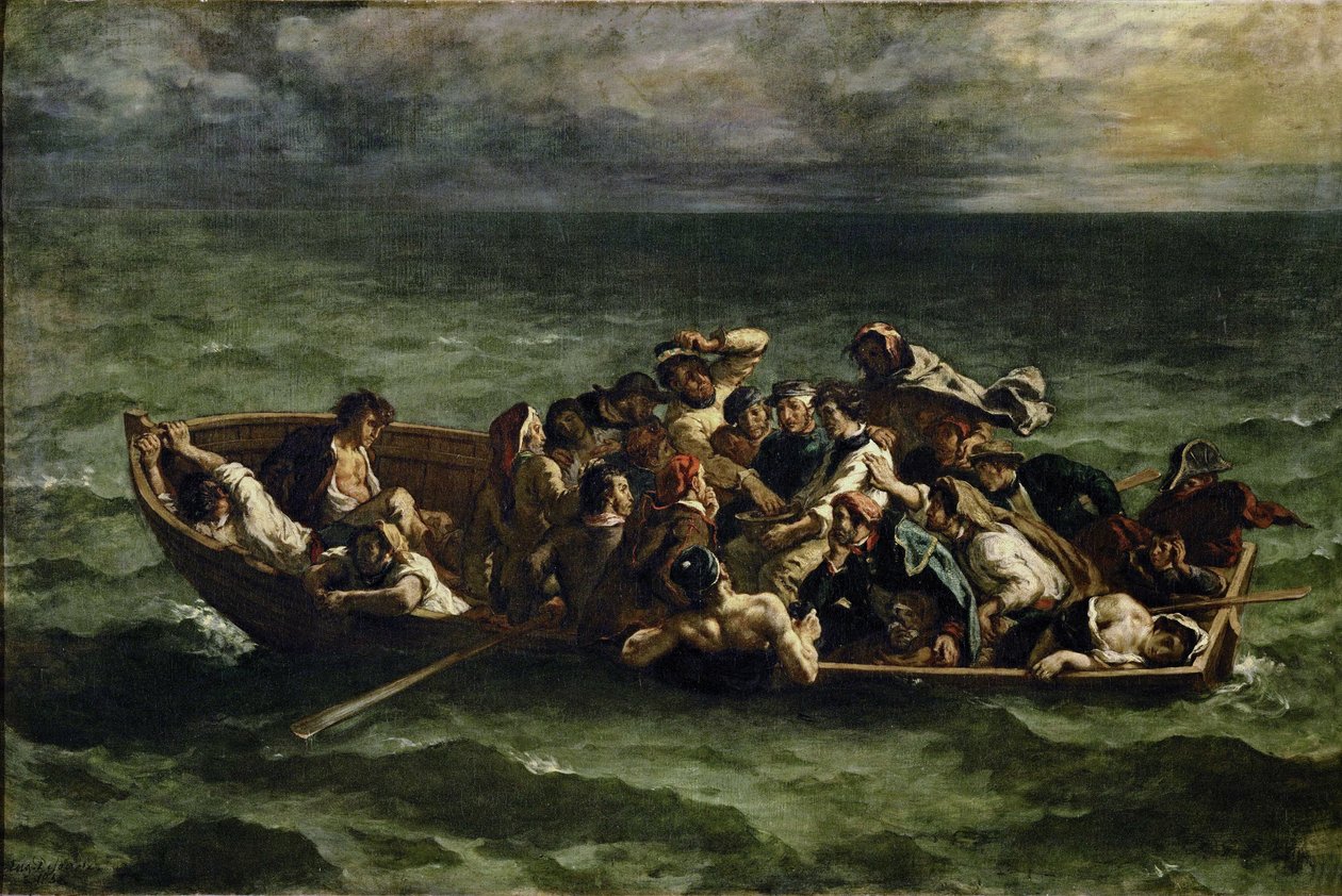 Het schipbreuk van Don Juan door Ferdinand Victor Eugene Delacroix