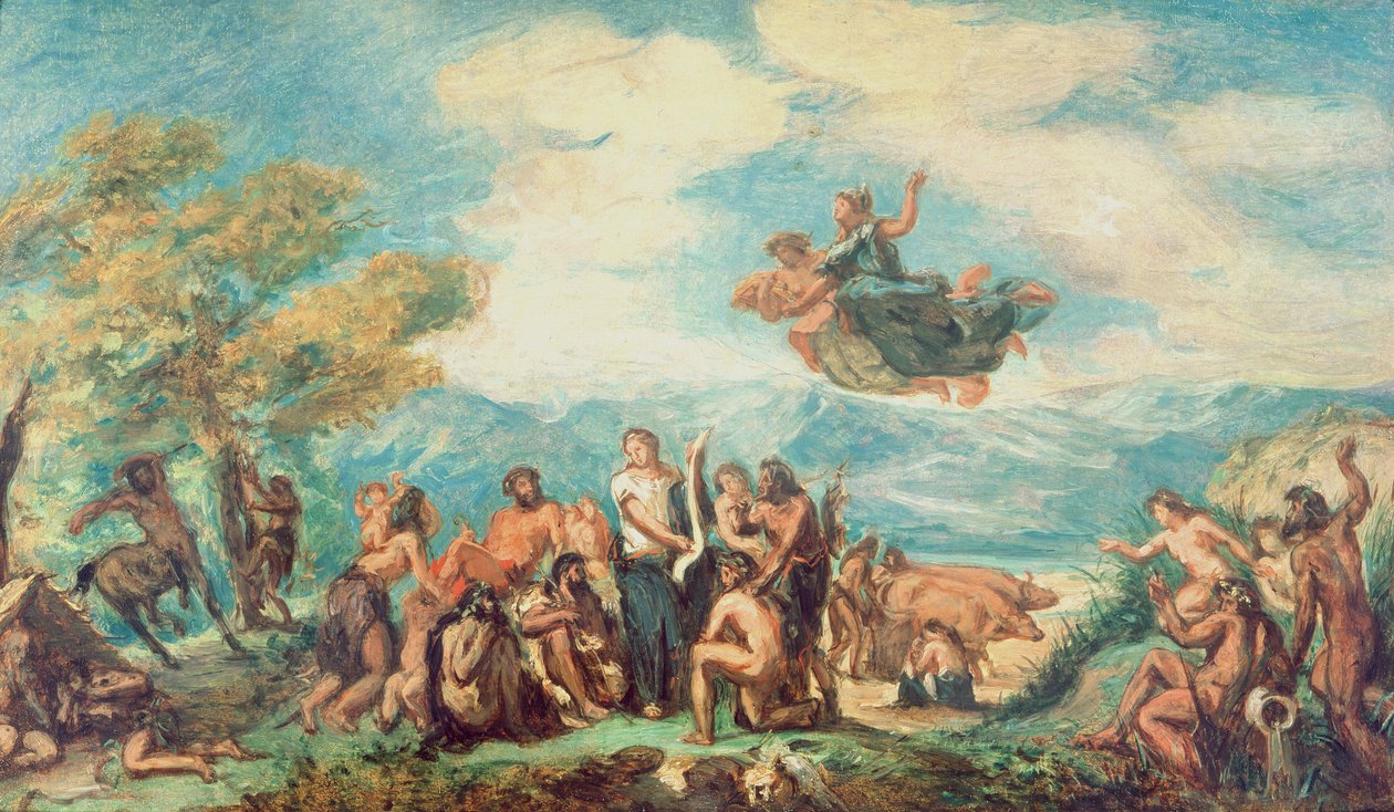 Onbekend schilderij door Ferdinand Victor Eugene Delacroix