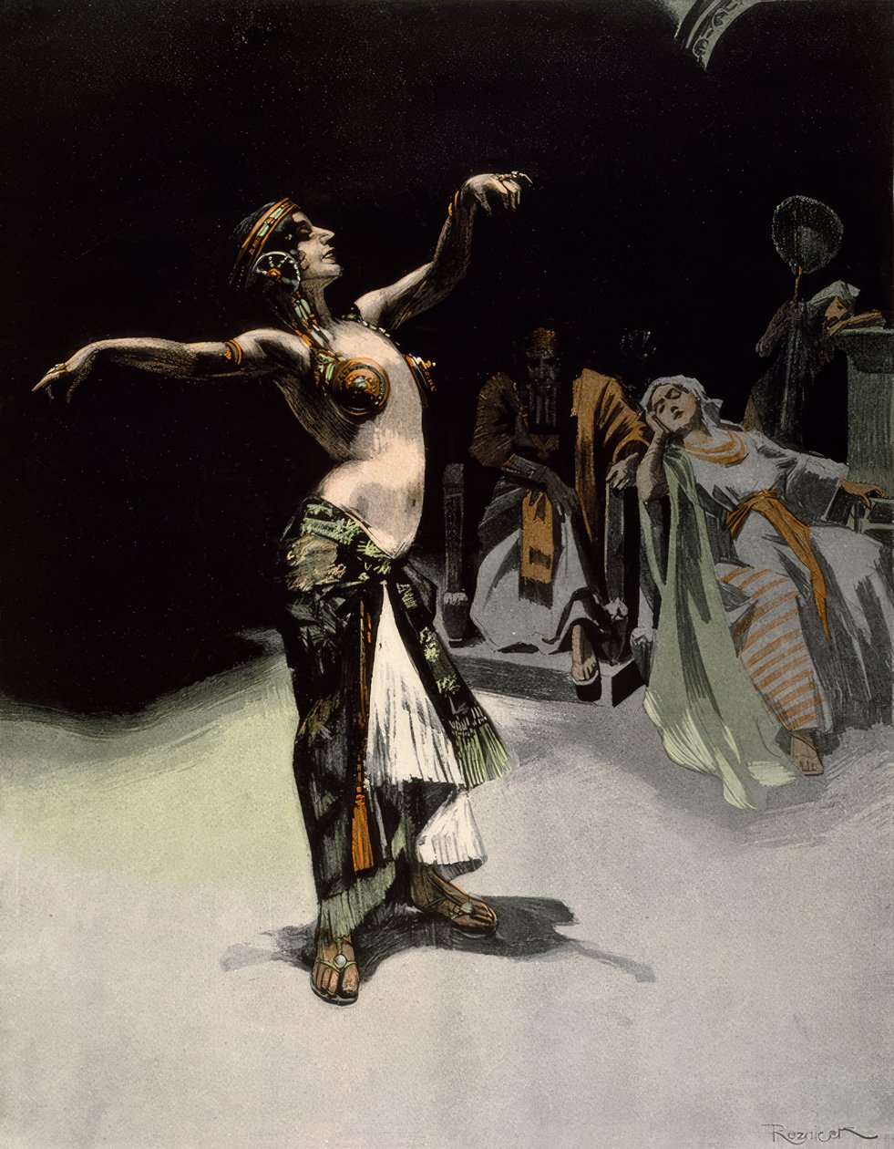 Salome Grafiek 1906 door Ferdinand von Reznicek