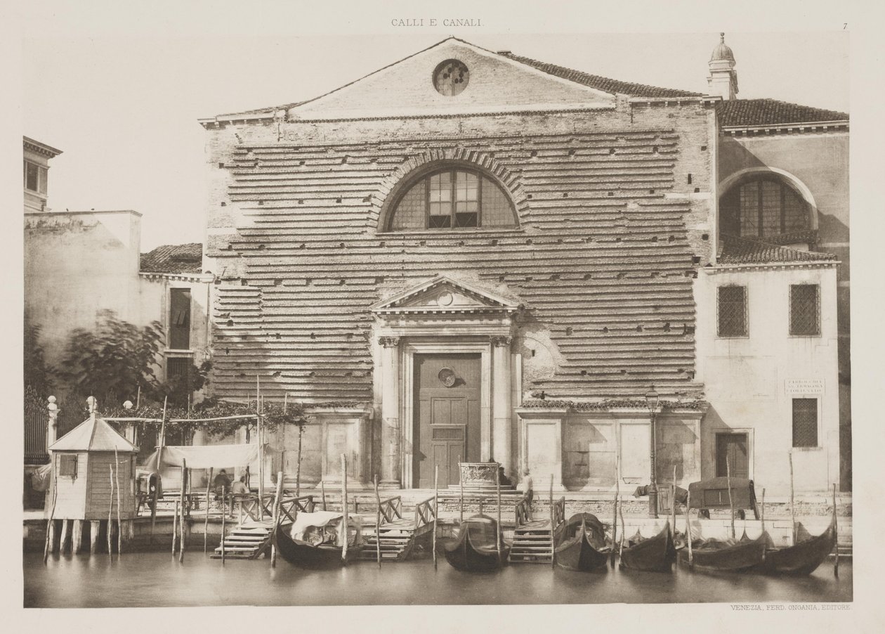 Kerk van Saint Marcuola door Ferdinando Ongania
