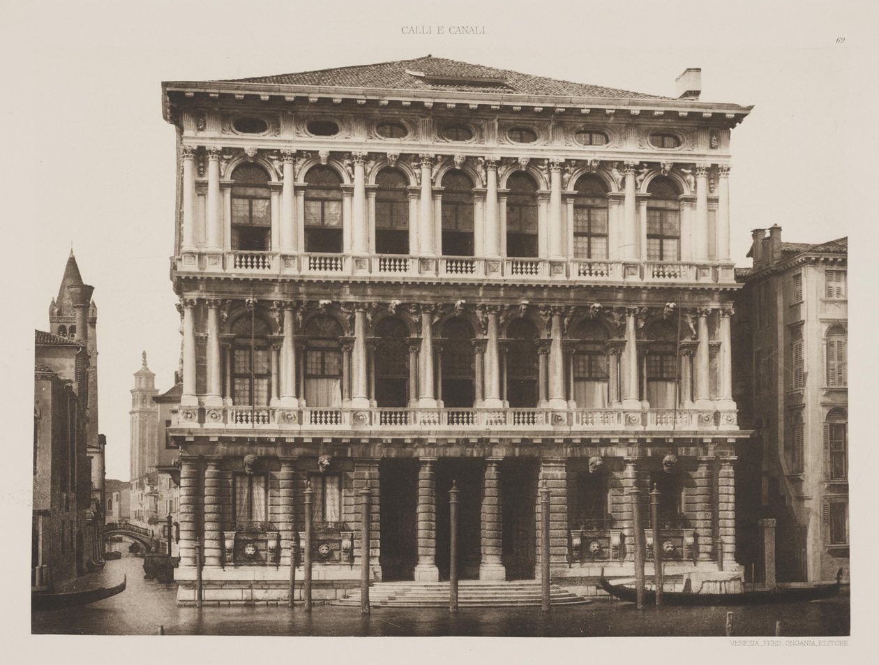 Rezzonico Paleis door Ferdinando Ongania