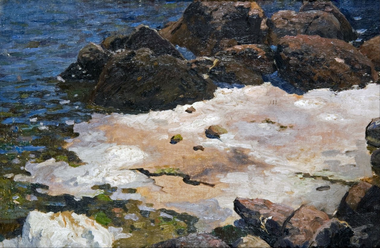 De Krim - de kust door Ferdynand Ruszczyc