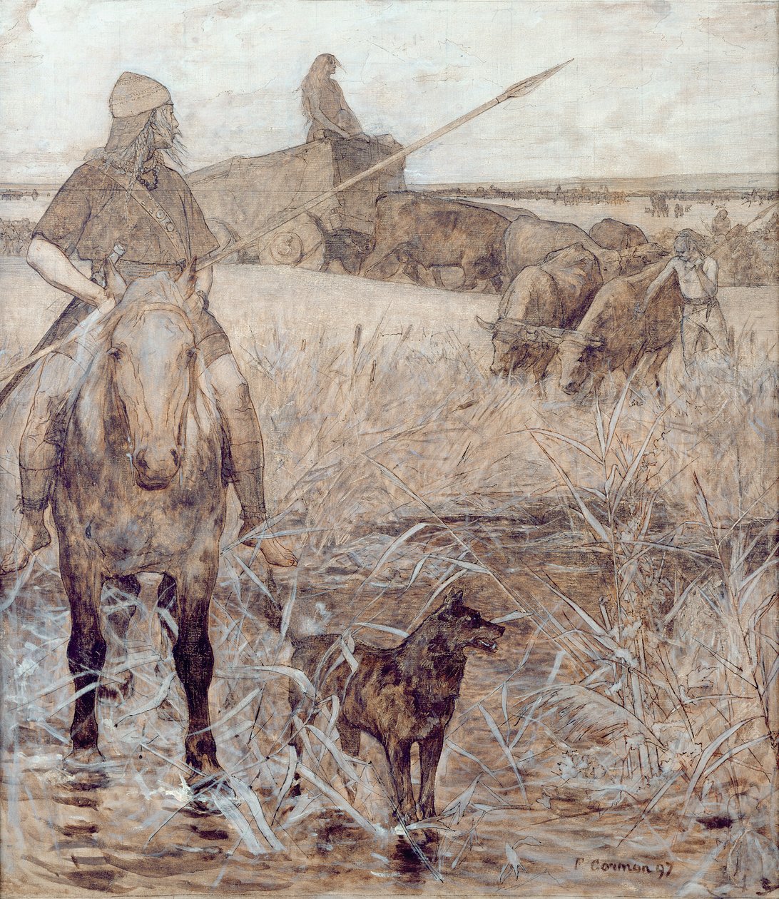 Landbouw, 1892 door Fernand Cormon