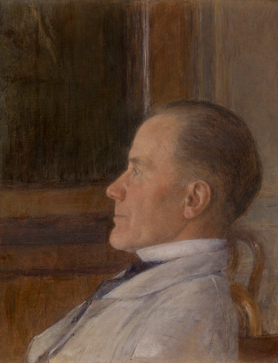 Edmond Khnopff, de vader van de schilder door Fernand Khnopff