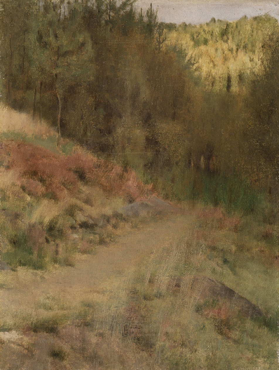 Landschap in Fosset door Fernand Khnopff