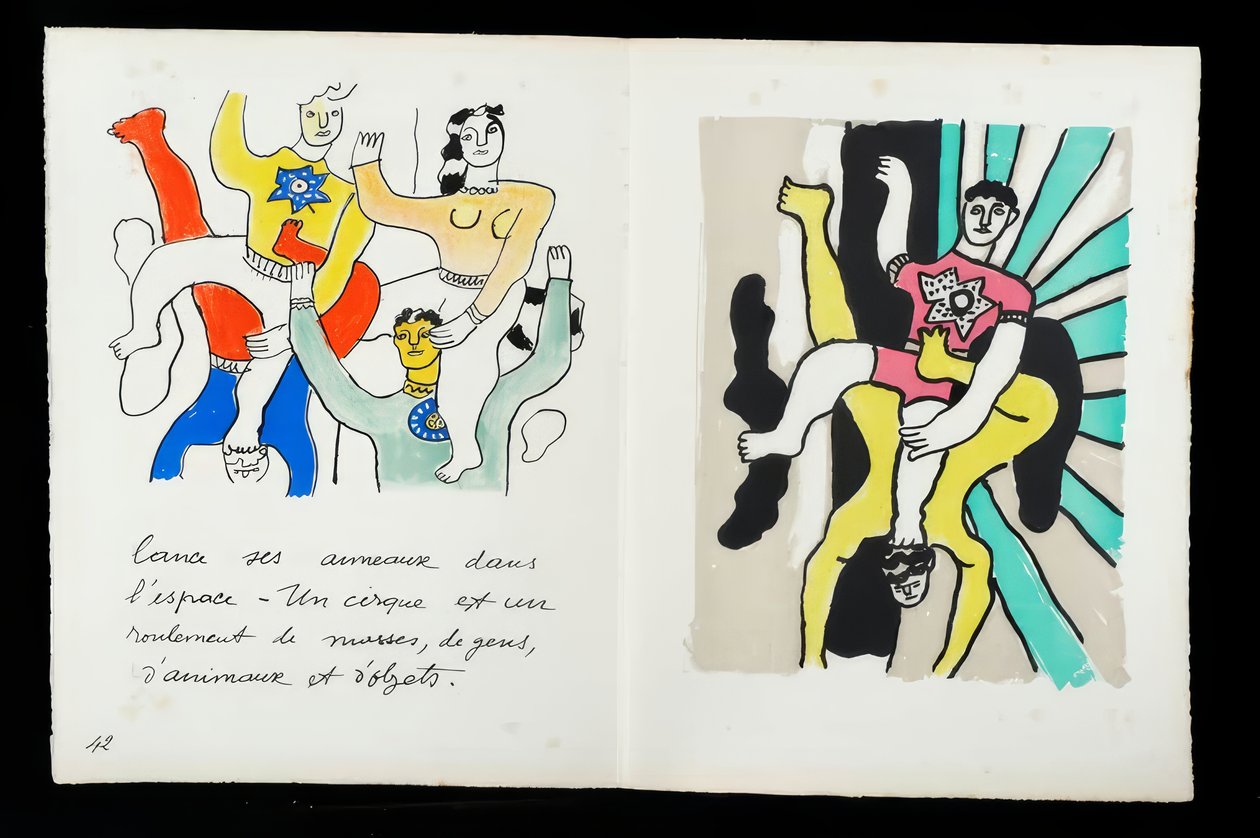 Circus, S. 42/43 door Fernand Leger