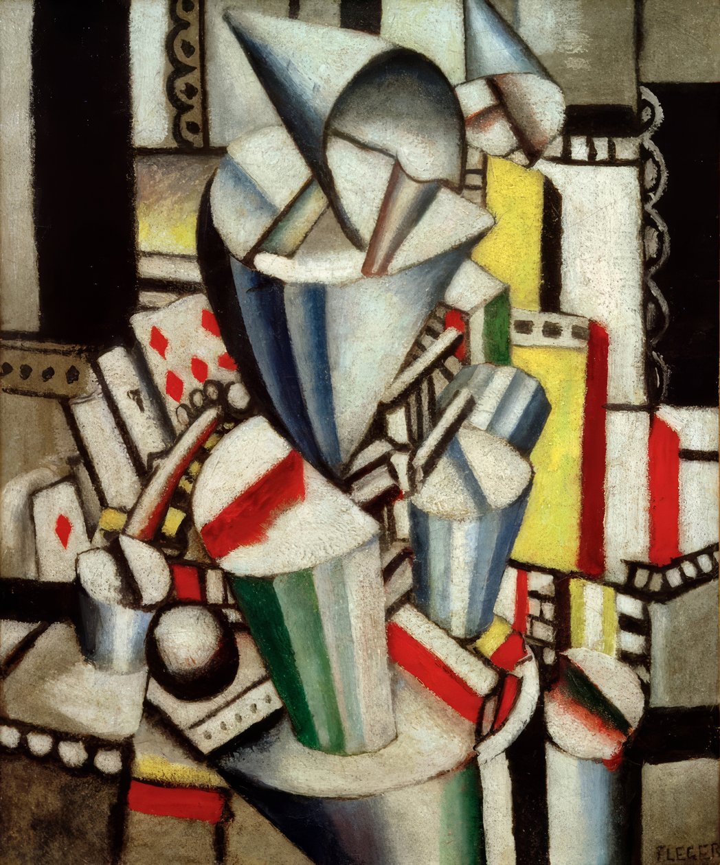 Clown door Fernand Leger