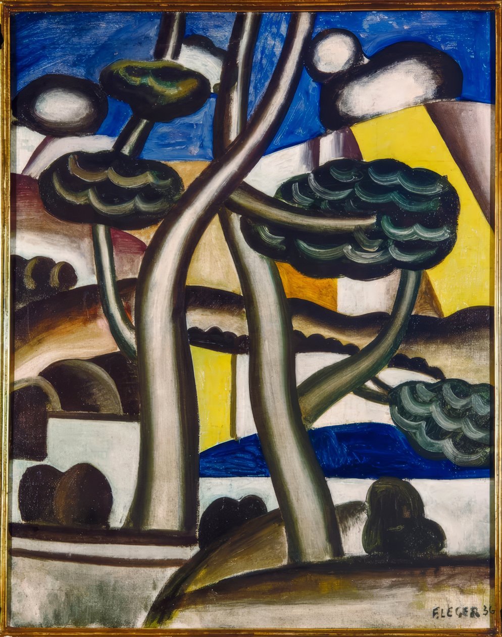Het bos door Fernand Leger