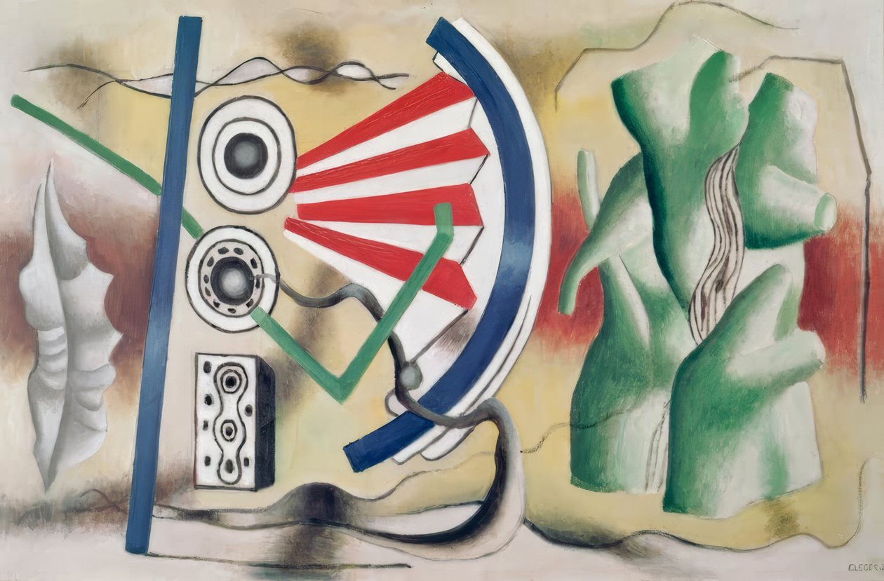 De groene boom door Fernand Leger