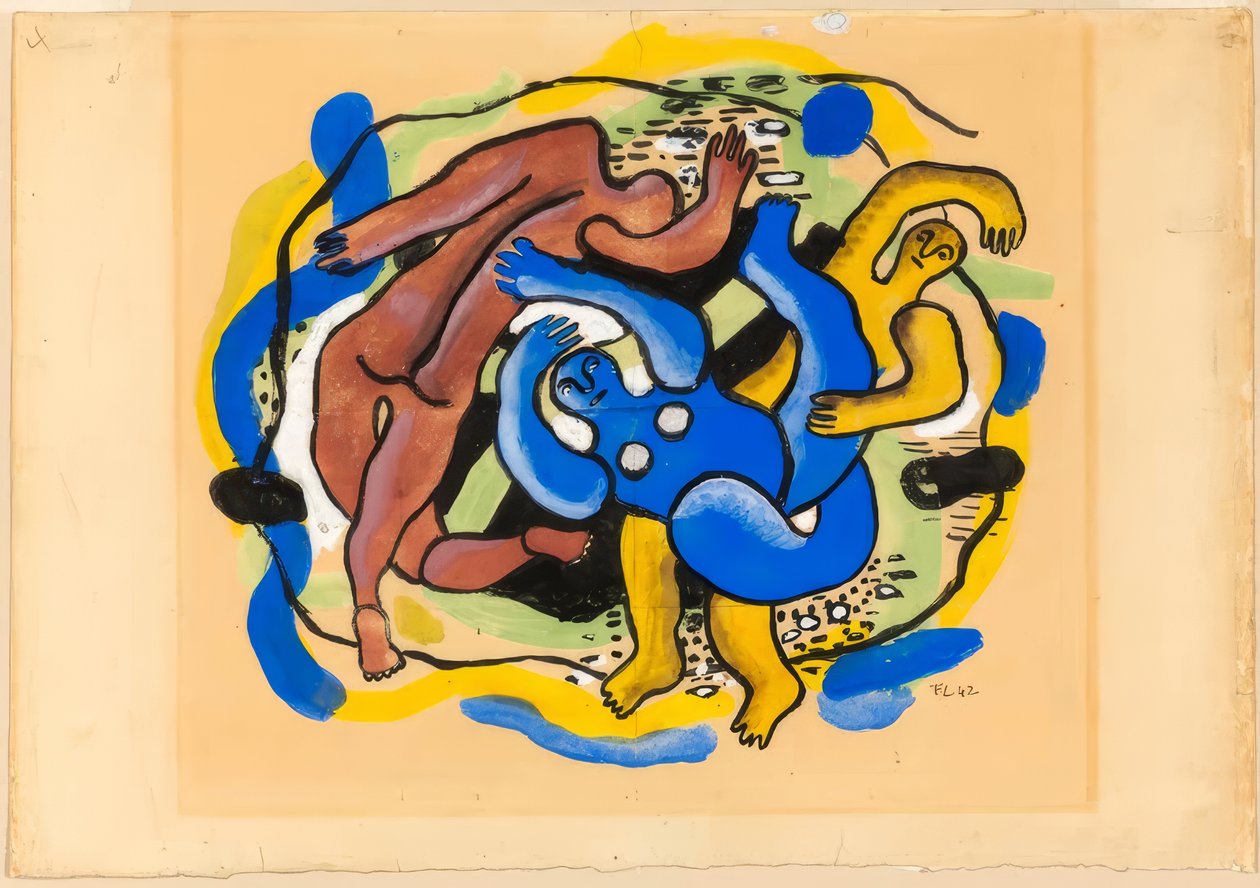 De duikers door Fernand Leger
