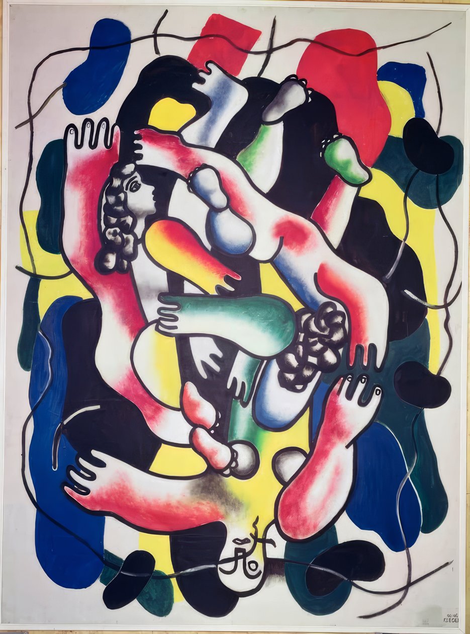 Vrouwelijke samenstelling door Fernand Leger