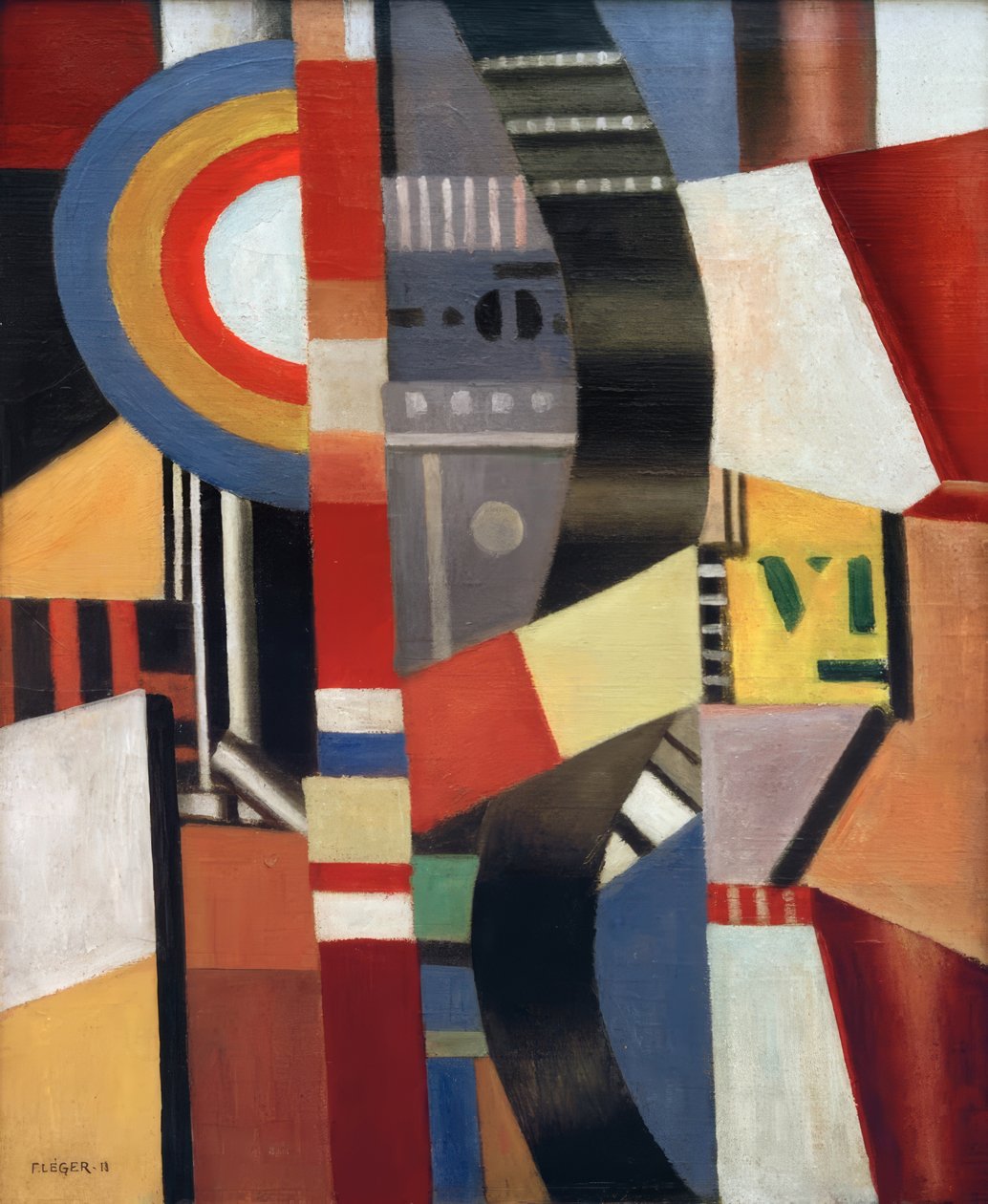 Compositie (schijf) door Fernand Leger