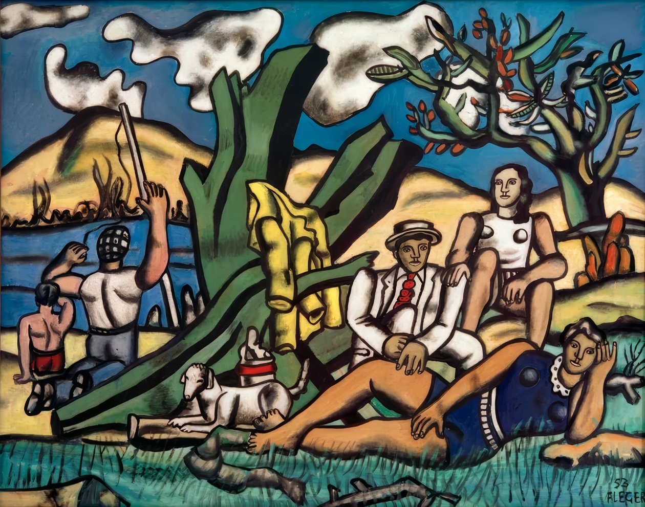 uitstapje naar het platteland door Fernand Leger