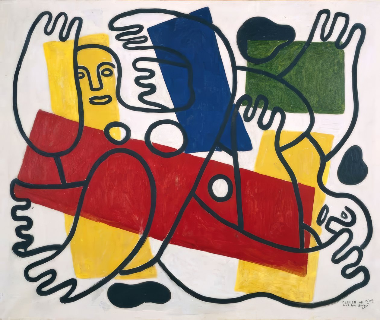 De duikers door Fernand Leger