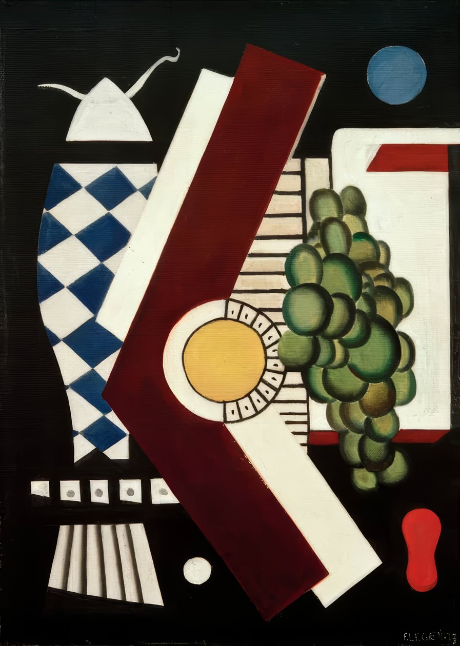 Druif en vis door Fernand Leger
