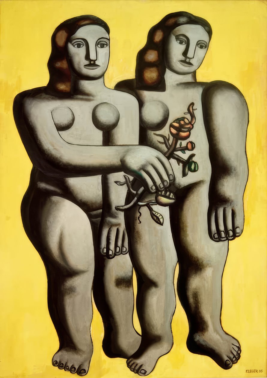 Twee zussen door Fernand Leger