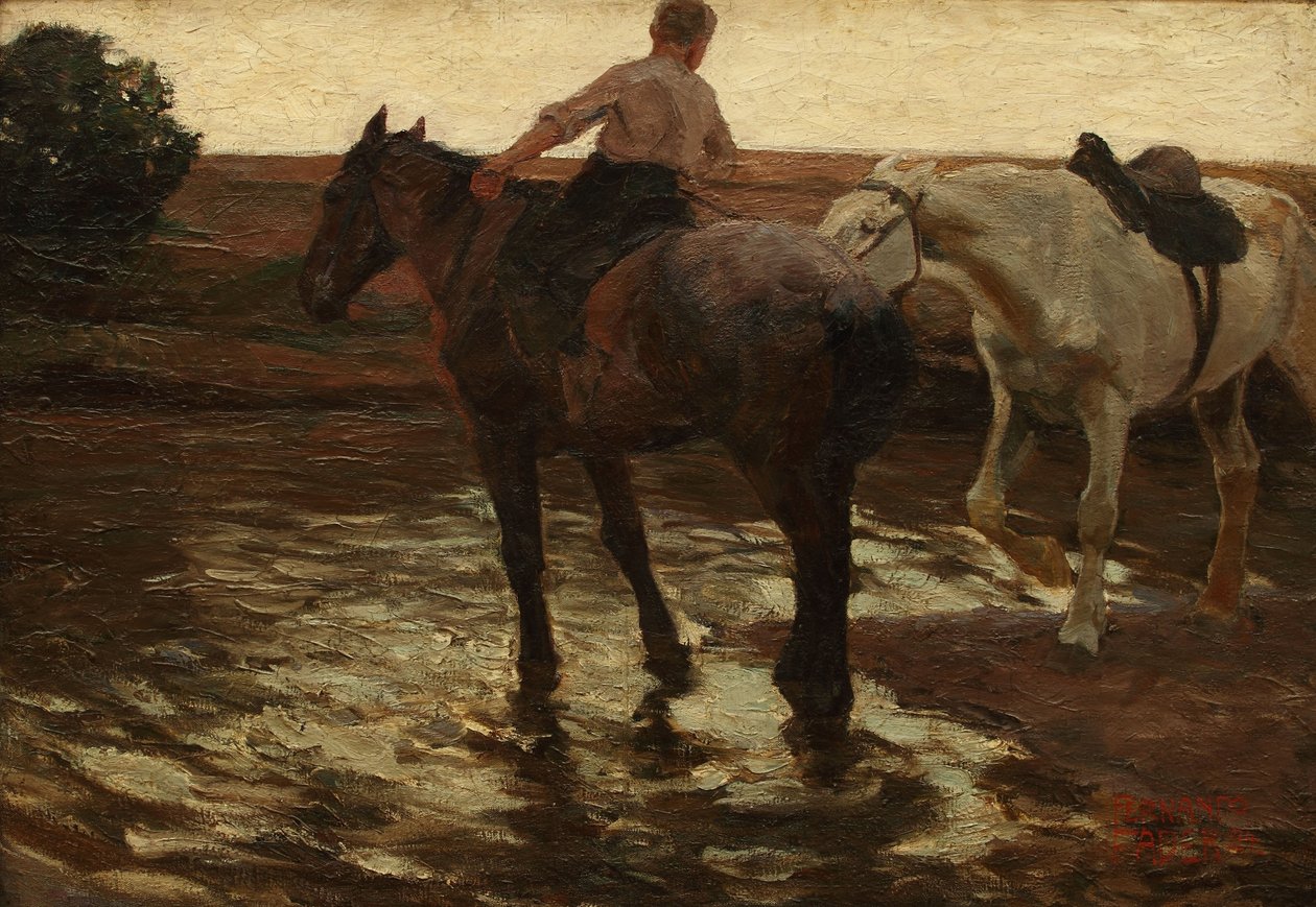Paarden door Fernando Fader