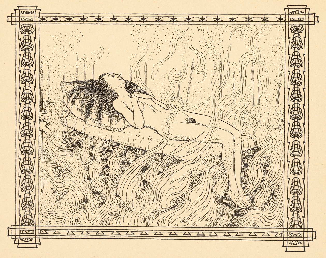 Brandopfer, Plaat 4, uit de portfolio 