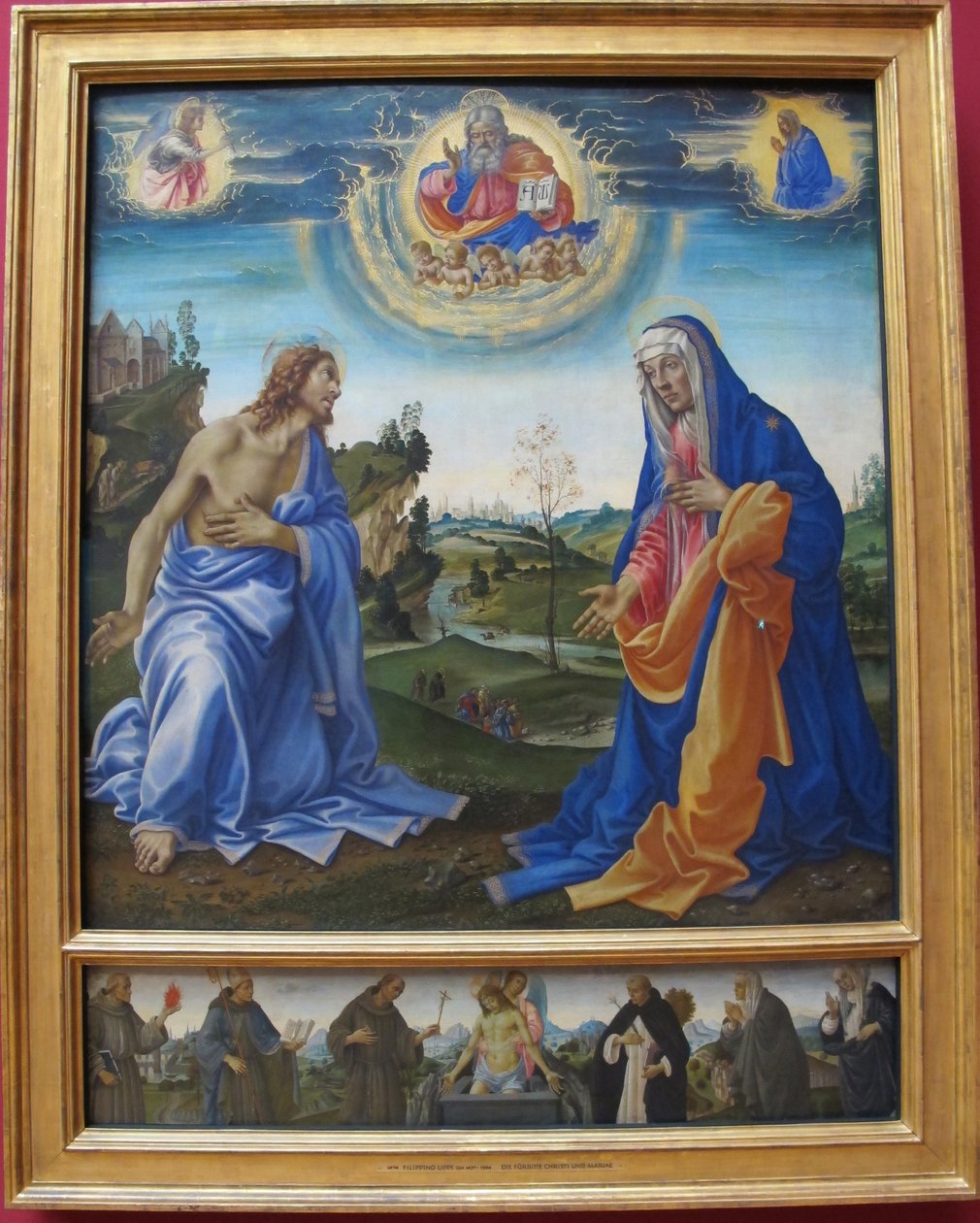 Erscheinung Christi an die Jungfrau door Filippino Lippi