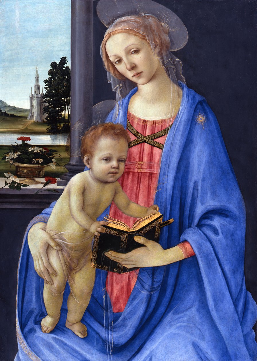 Maria met het Kind door Filippino Lippi