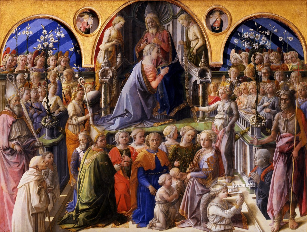De kroning van de Maagd door Fra Filippo Lippi