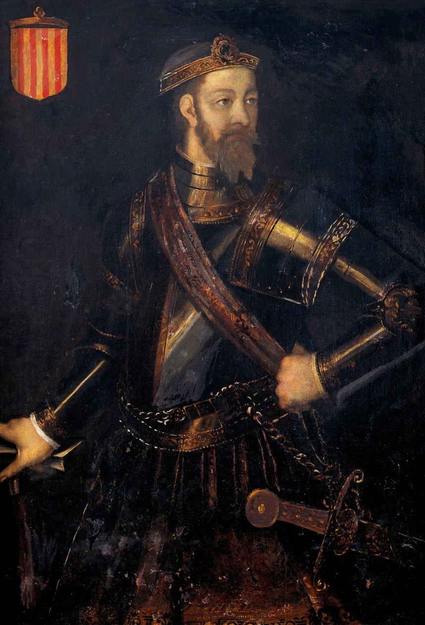 Portret van Ramon (Raymond) Borell I (972-1017), Graaf van Barcelona, Gerona en Ausona door Filippo Ariosto