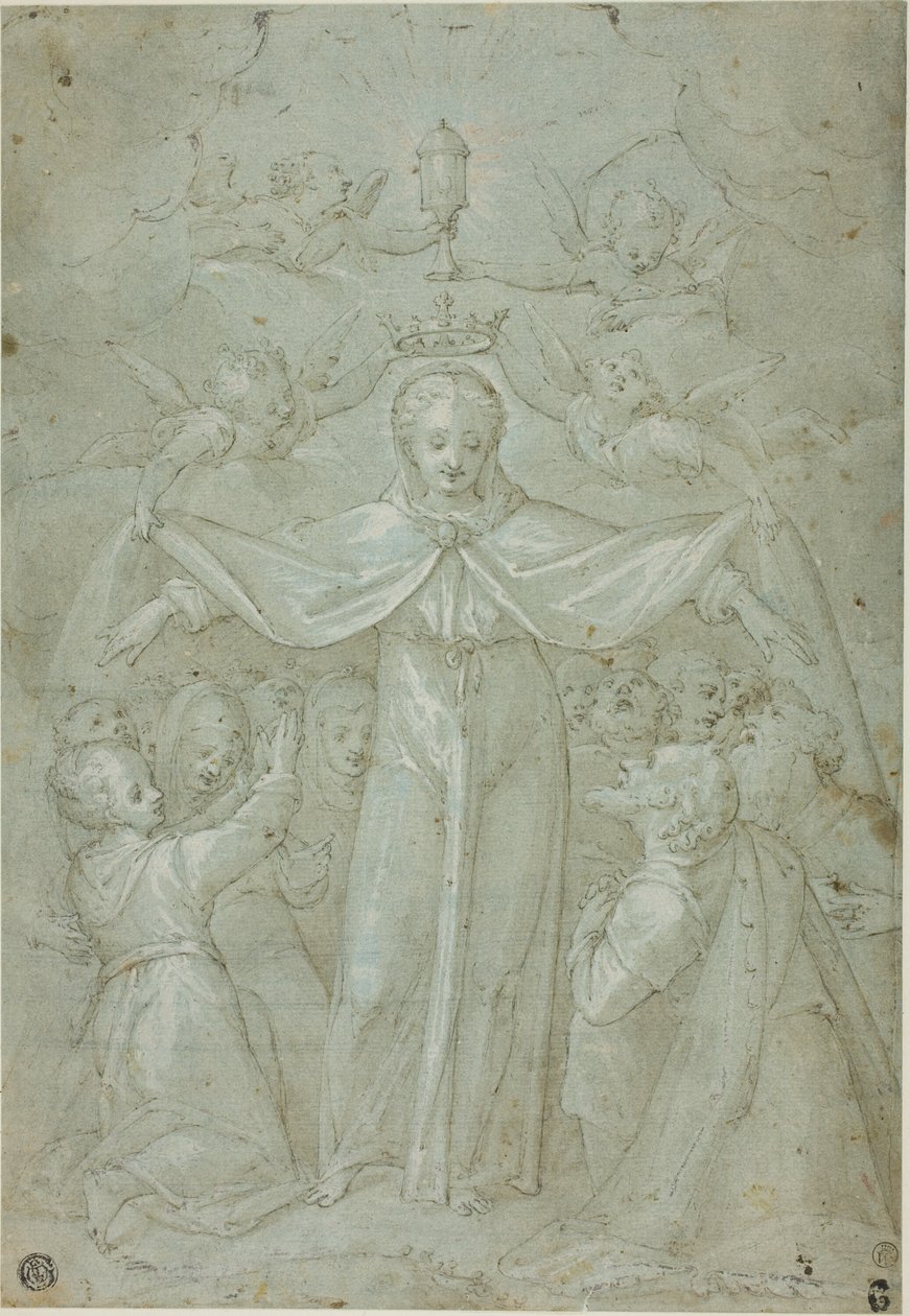 Maagd van Barmhartigheid (Madonna della Misericordia) door Filippo Bellini