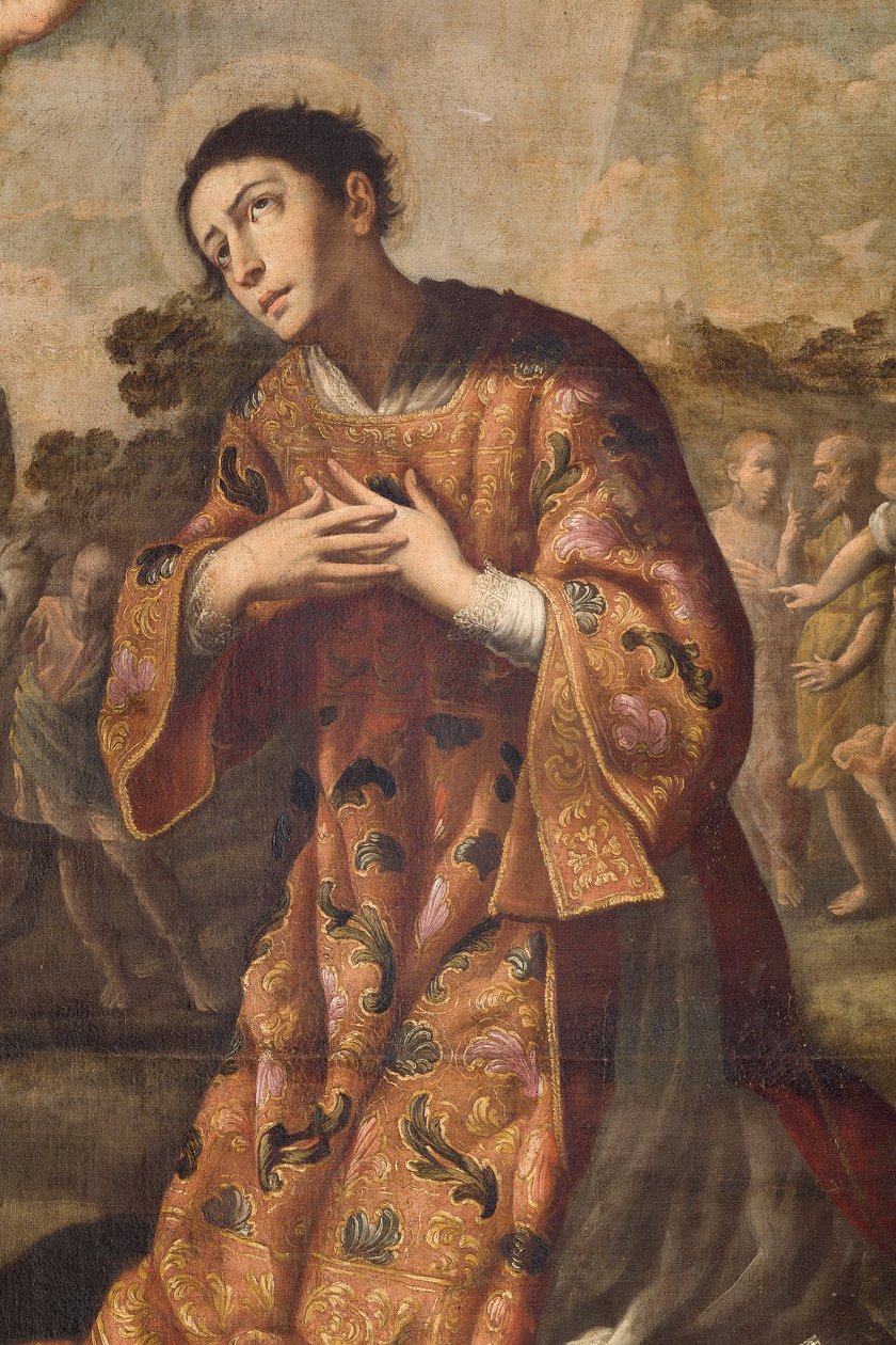 Martelaarschap van de heilige Laverio, detail door Filippo Donzelli