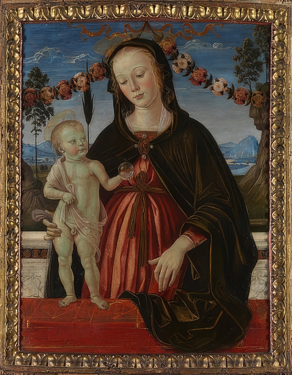 Madonna met kind door Fiorenzo di Lorenzo