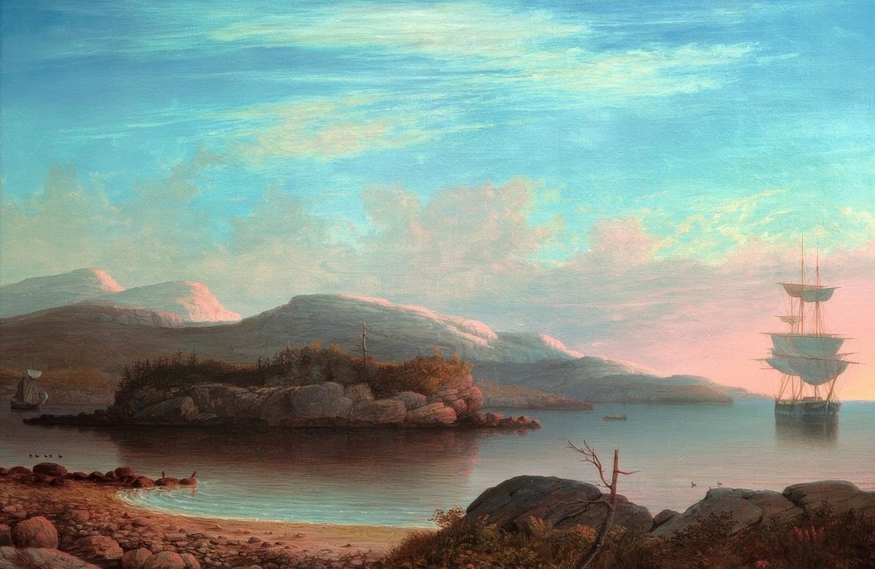 Voor Mount Desert Island door Fitz Henry Lane