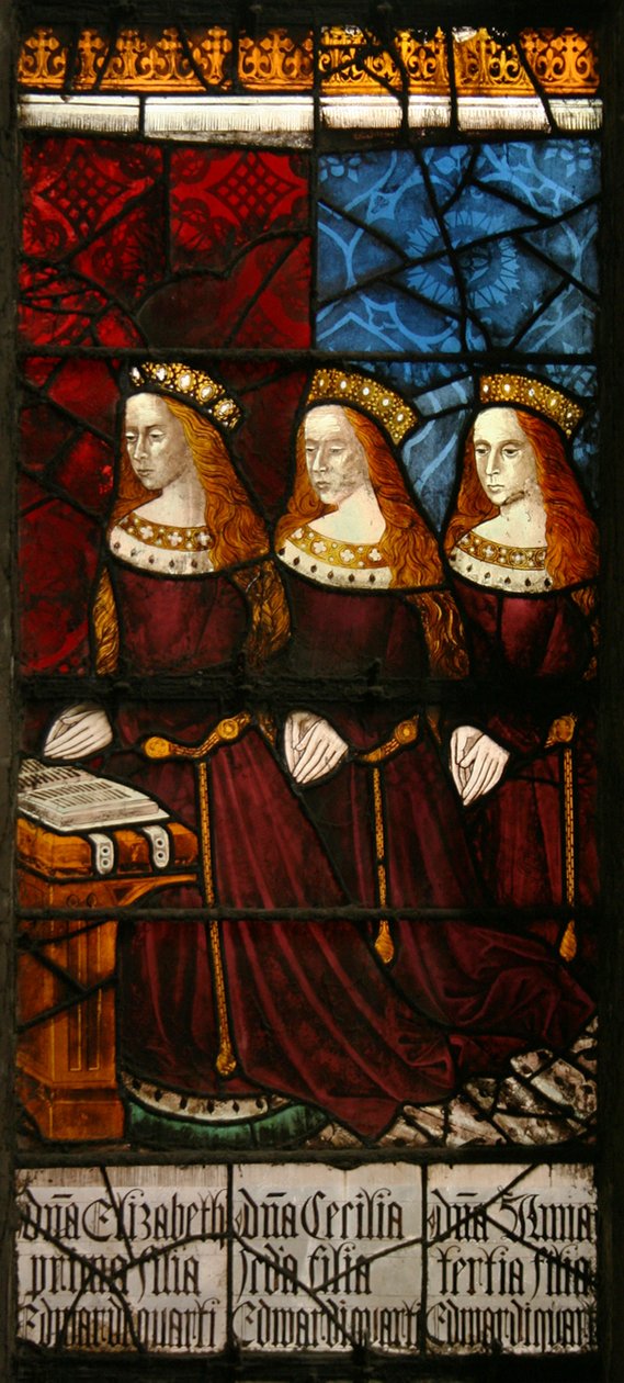 Dochters van Koning Edward IV, c.1480 door Flemish School