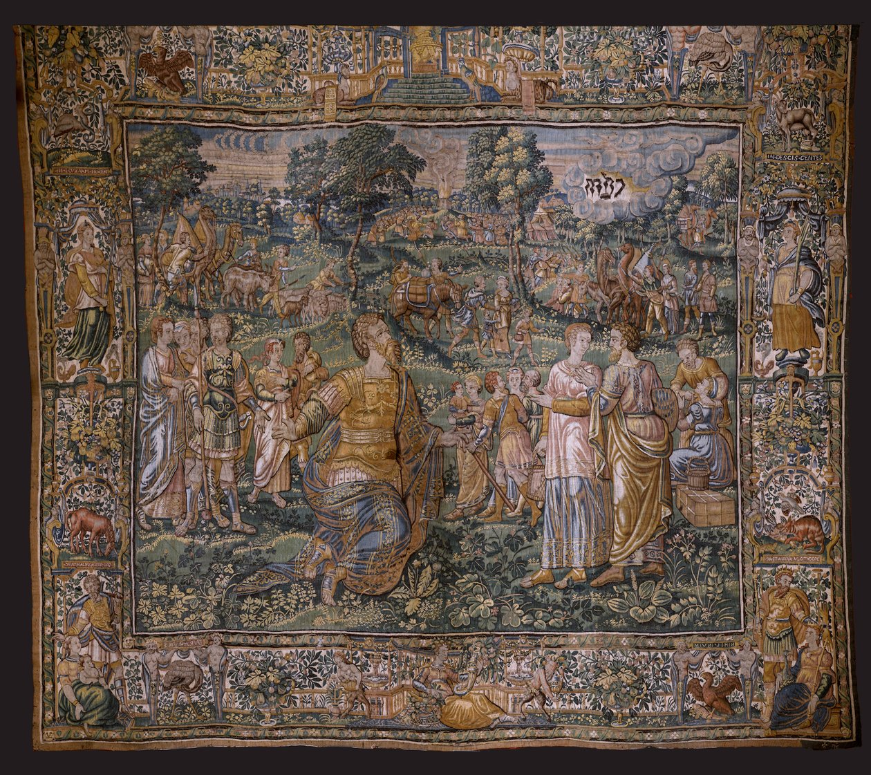 De geschiedenis van Abraham: De roeping van Abraham door Flemish School