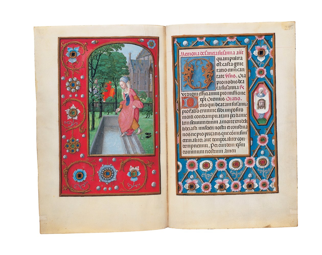 Folios uit het Rothschild Getijdenboek, Gent of Brugge, ca. 1505 door Flemish School