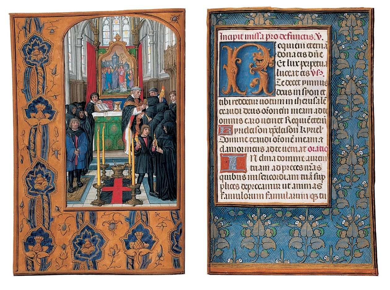 Folios uit het Rothschild Getijdenboek, Gent of Brugge, ca. 1505 door Flemish School