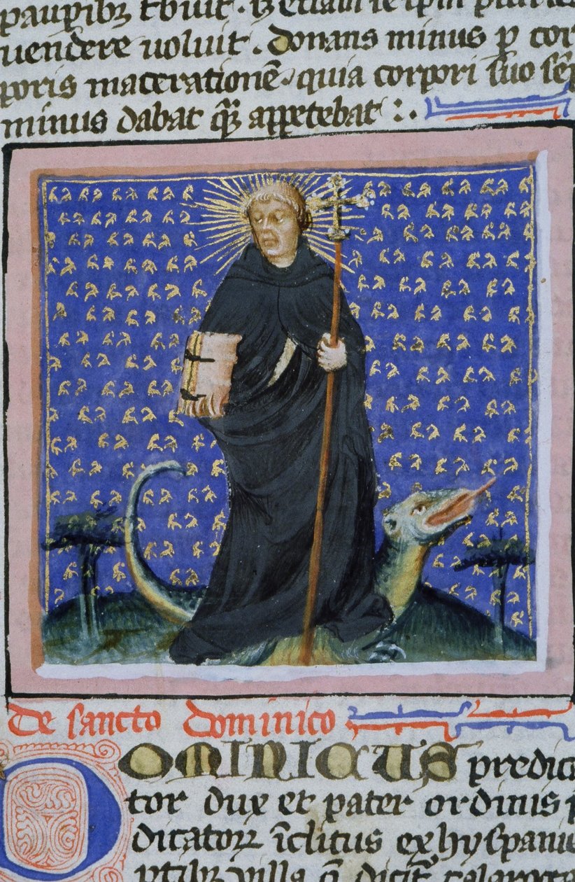 Pagina uit de Legenda Aurea, Brugge, ca. 1400-10 door Flemish School