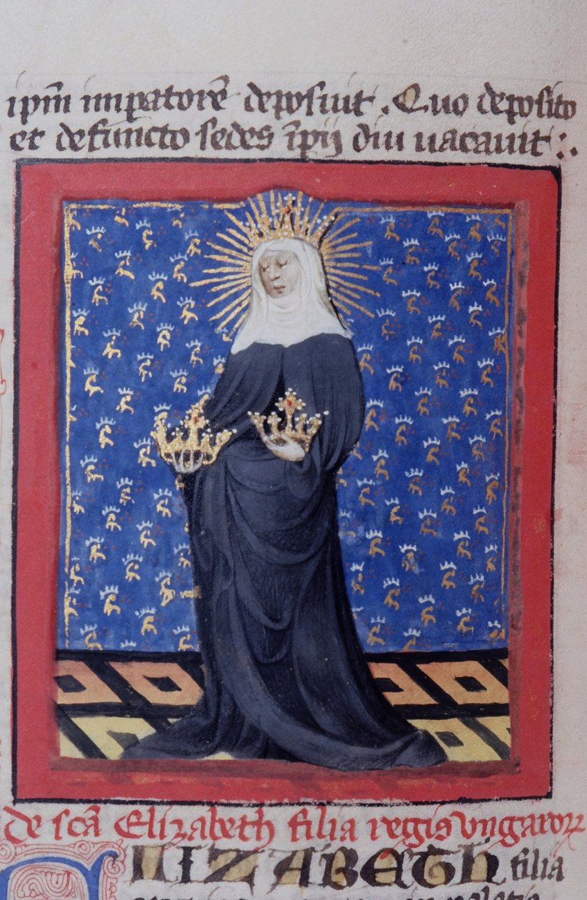 Pagina uit de Legenda Aurea, Brugge, ca. 1400-10 door Flemish School