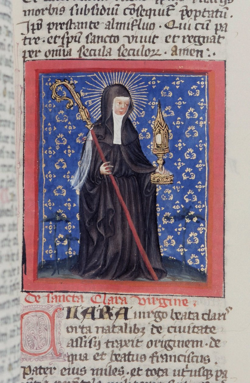 Pagina uit de Legenda Aurea, Brugge, ca. 1400-10 door Flemish School