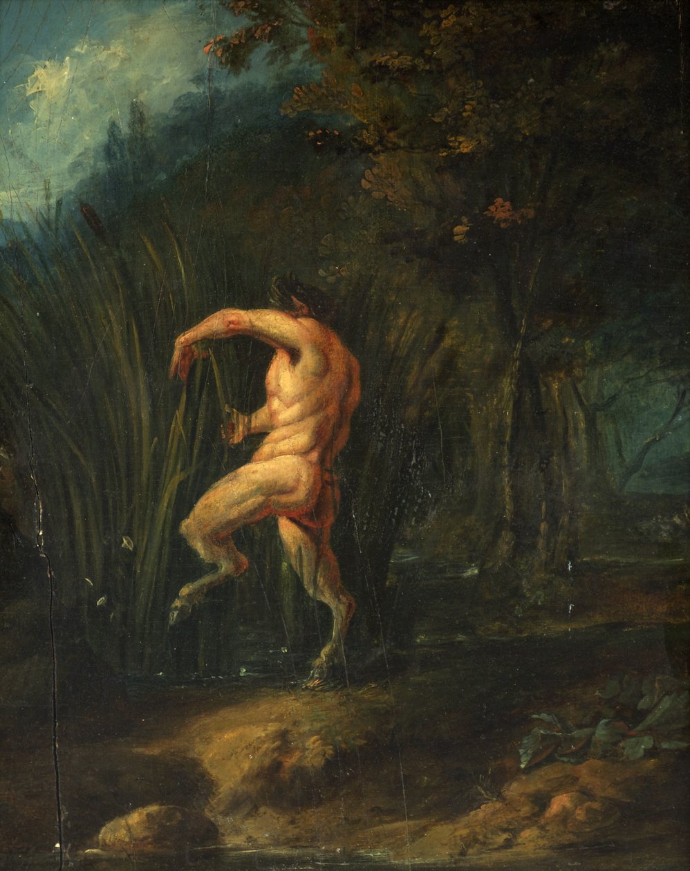 Pan en Syrinx door Flemish School
