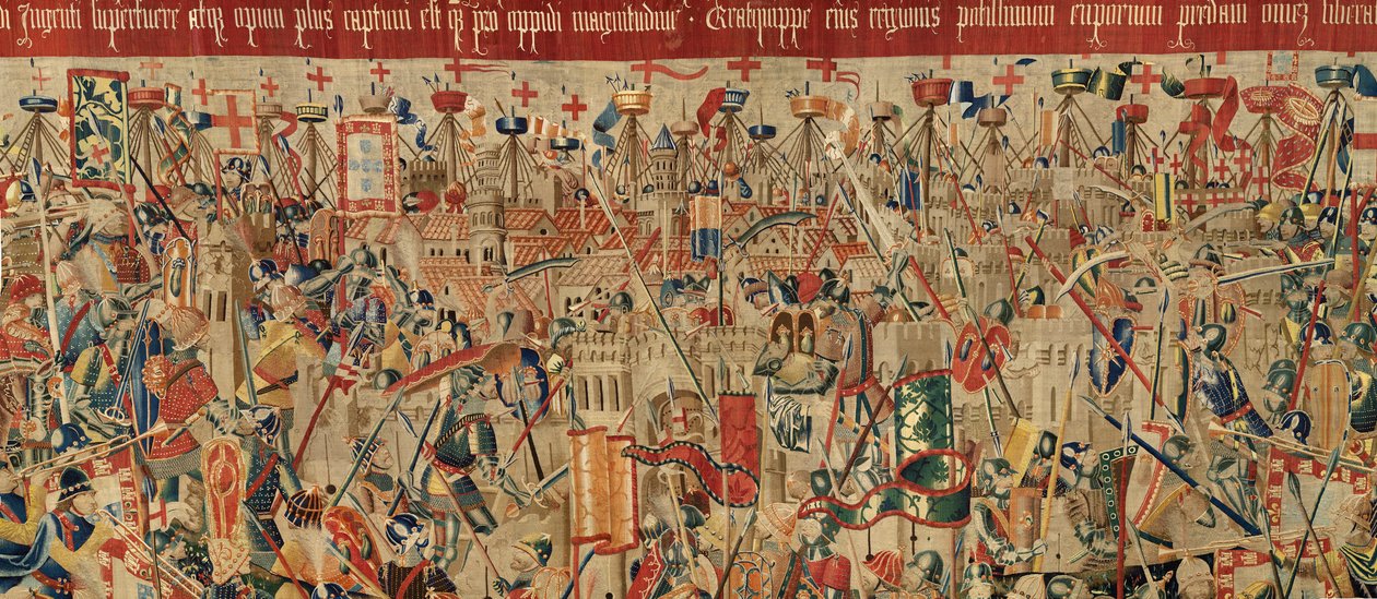 Verovering van Arcila. Serie Veroveringen van koning Alfonso I van Portugal. Tournai. door Flemish School
