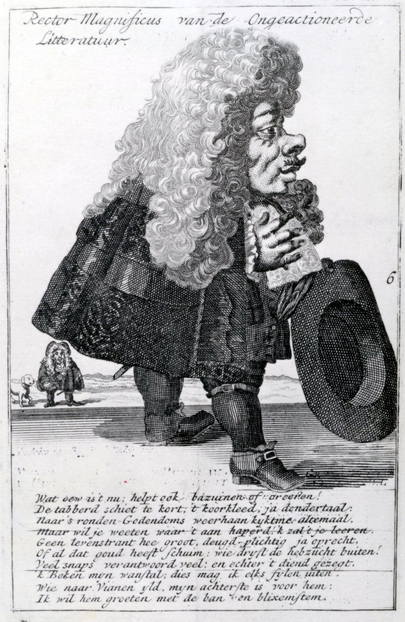 Rector Magnificus, 1668 door Flemish School